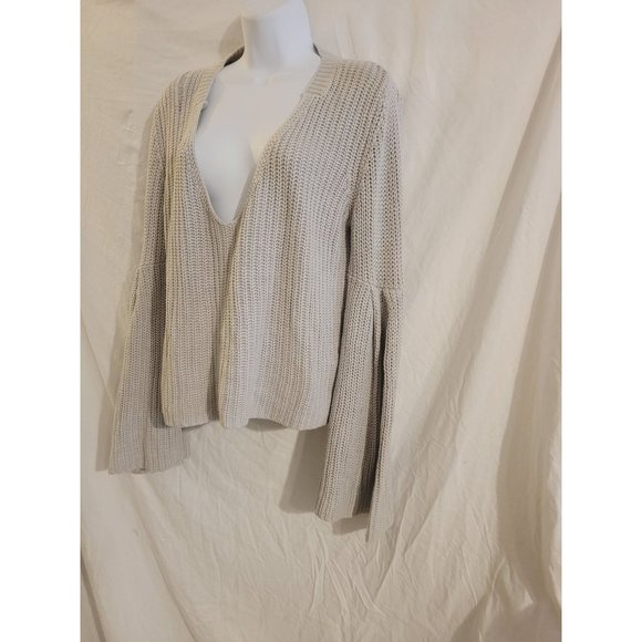 Free People Damsel Bell Sleeve Sweater Size S - Picture 6 of 7